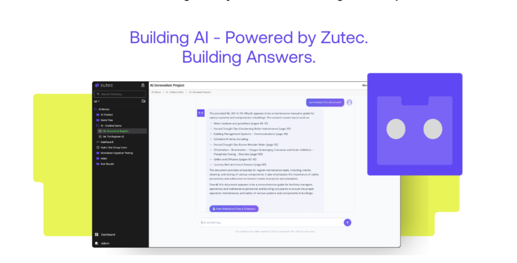 Zutec introduces AI-driven intelligence layer to activate building data for operational use